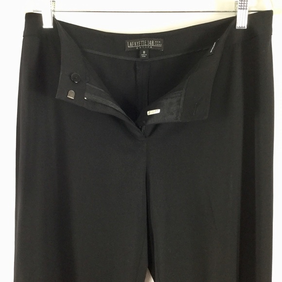 Lafayette 148 New York Petite Contemporary Stretch Menswear Pant Trousers Sz 10P - Picture 6 of 13